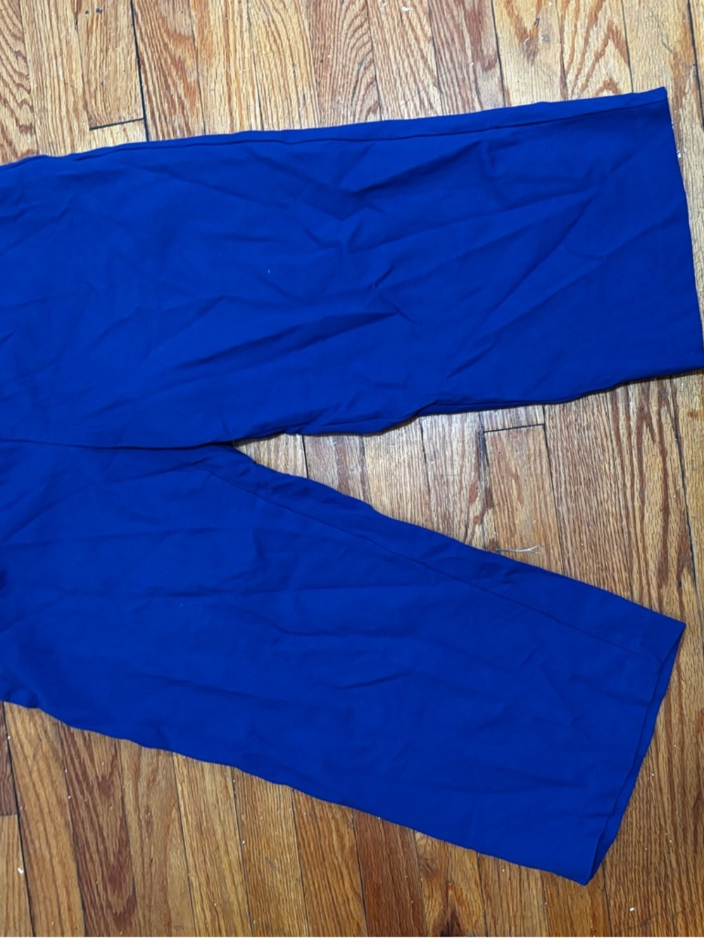 Boot-Cut Jumpsuit Pants in Royal Blue